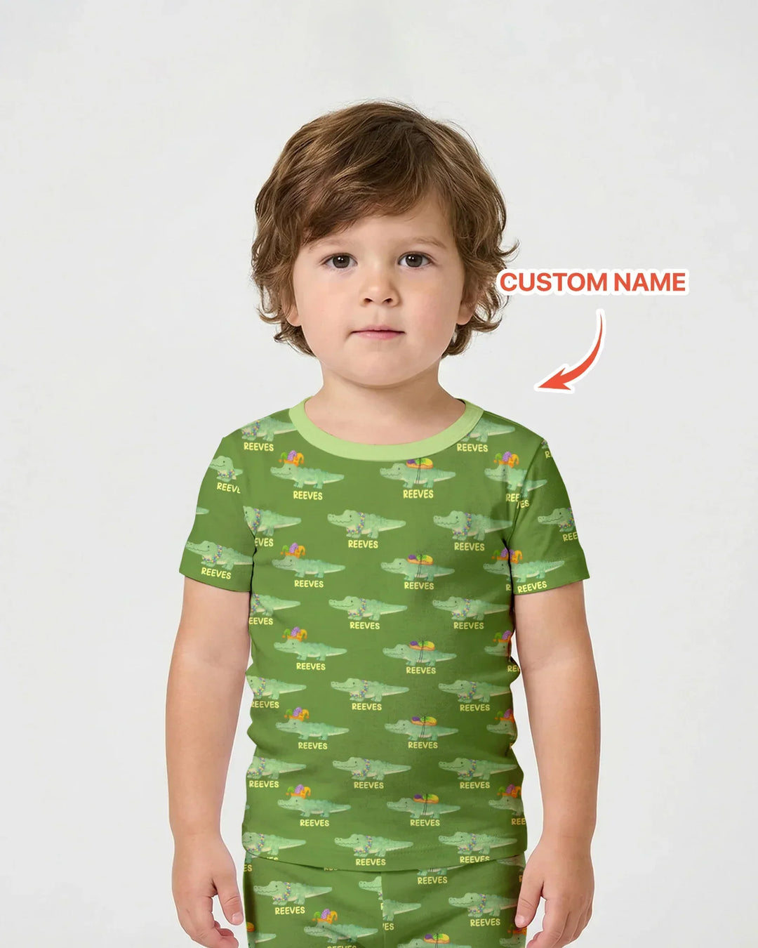 Zweiteiliges Pyjama-Set mit kurzen Ärmeln und Shorts im Sommer-Design
