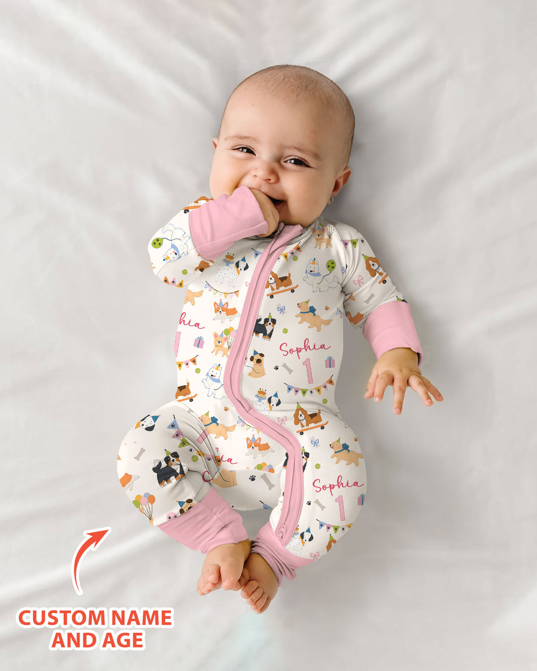Gerippte Babykleidung mit individuellem Foto - Weich &amp; Skizzenhaft