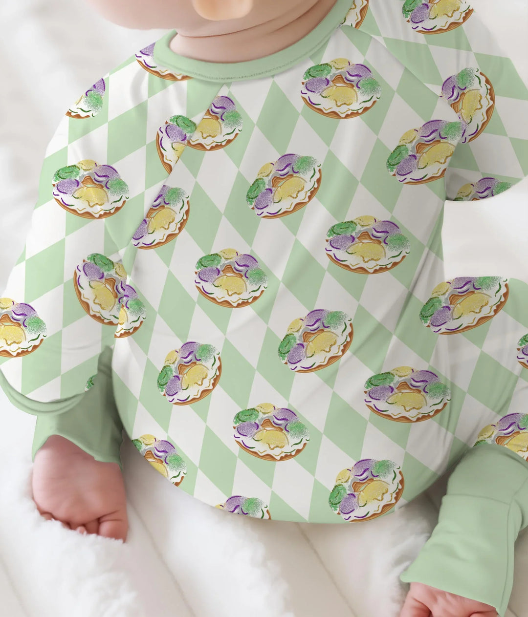 Gerippte Babykleidung mit individuellem Foto - Weich &amp; Skizzenhaft