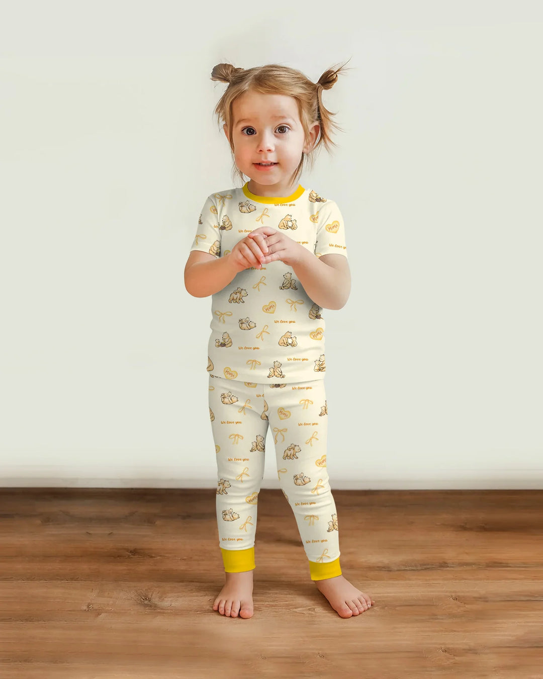 Zweiteiliges, kurzärmliges Pyjama-Set mit Marienkäfern