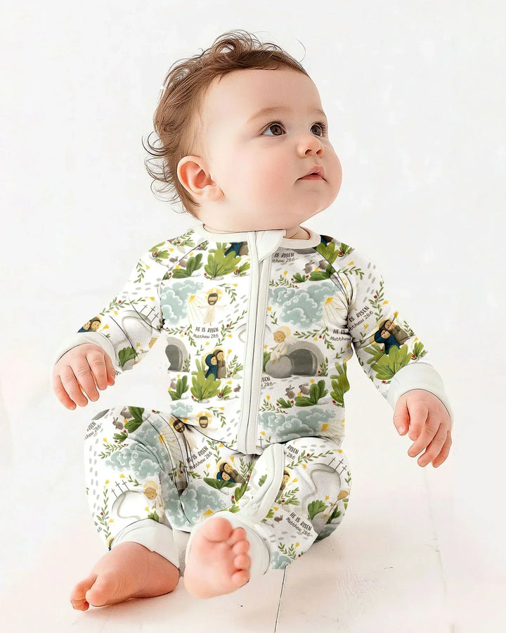 Gerippte Babykleidung mit individuellem Foto - Weich &amp; Skizzenhaft
