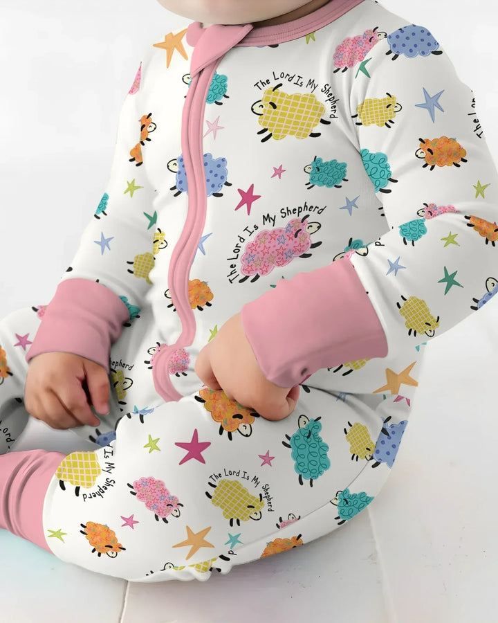 Gerippte Babykleidung mit individuellem Foto - Weich &amp; Skizzenhaft