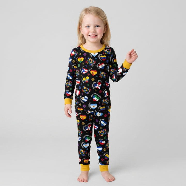 Proud To Be Hispanic Bamboo Two Piece Long Sleeve Pajama Set