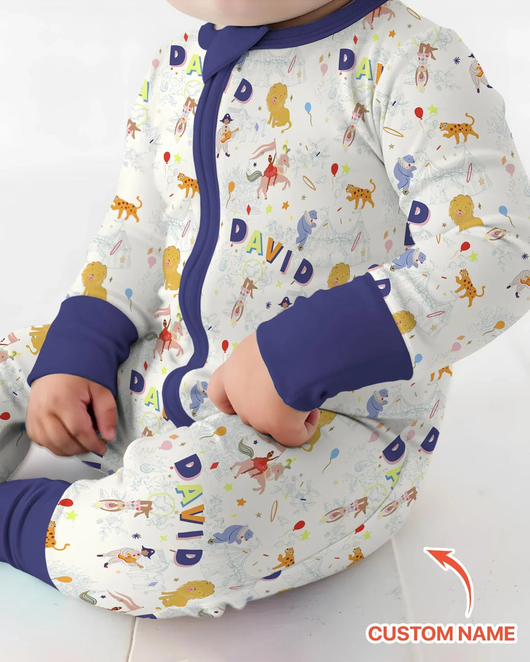 Gerippte Babykleidung mit individuellem Foto - Weich &amp; Skizzenhaft