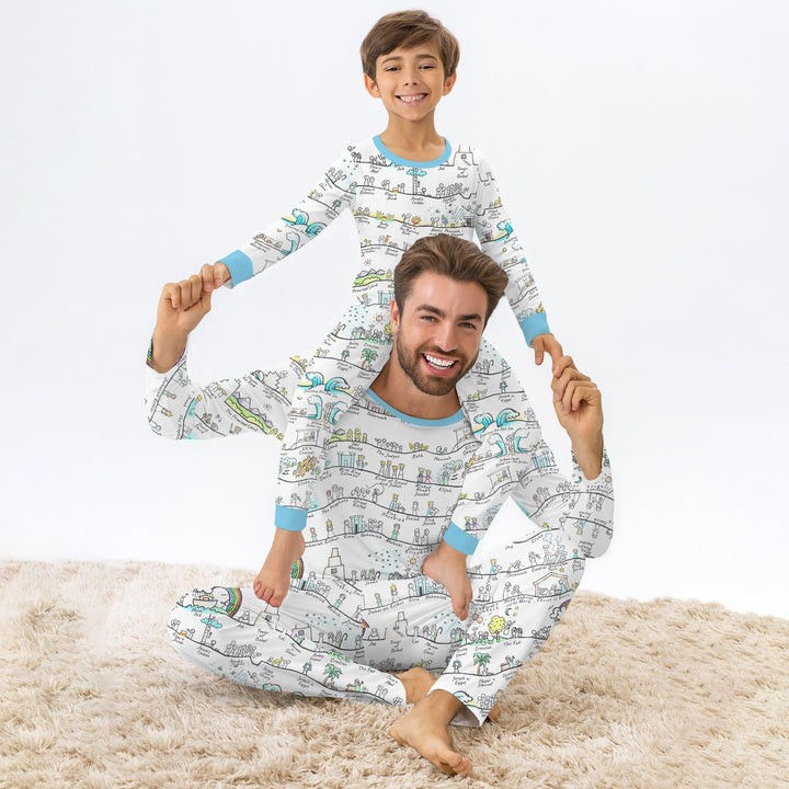 Vorlage Herren-Pyjama-Set