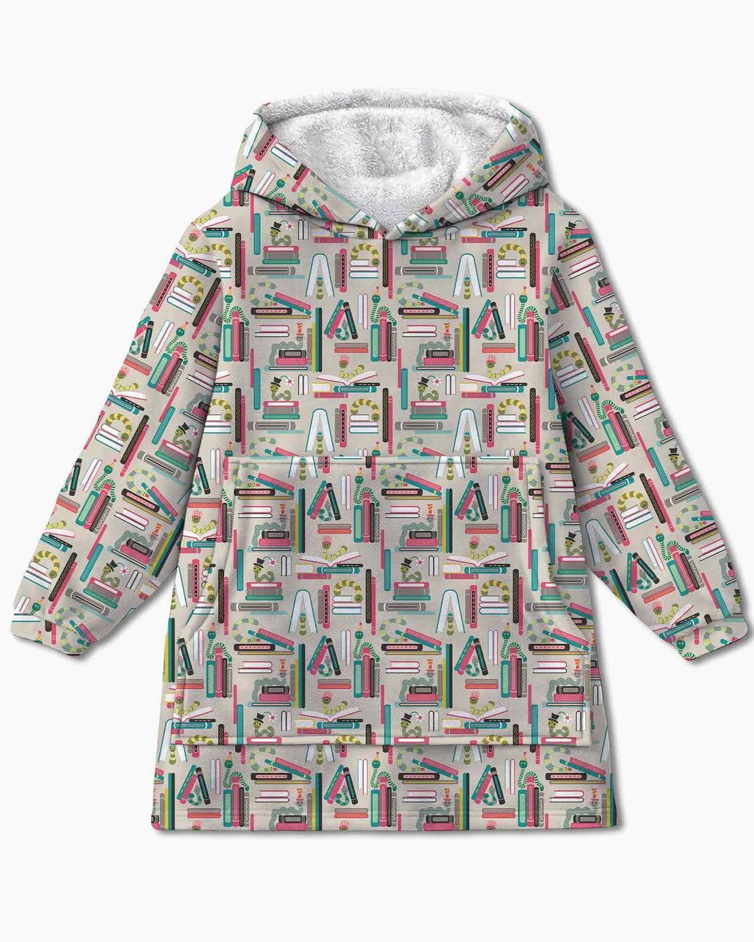 Bookworm Adventures Bamboo Blanket Hoodie