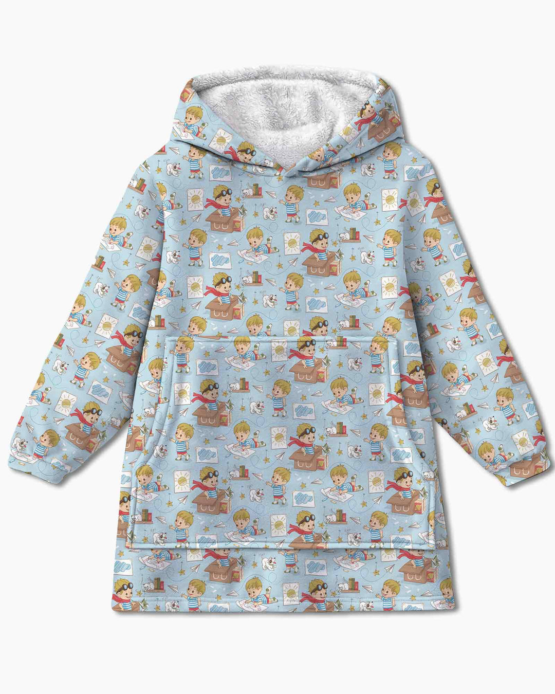 Benutzerdefinierter Bambus-Deckenhoodie (Vorlage)