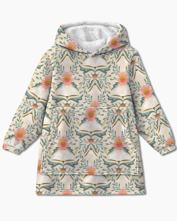 Blooming Stories Bamboo Blanket Hoodie
