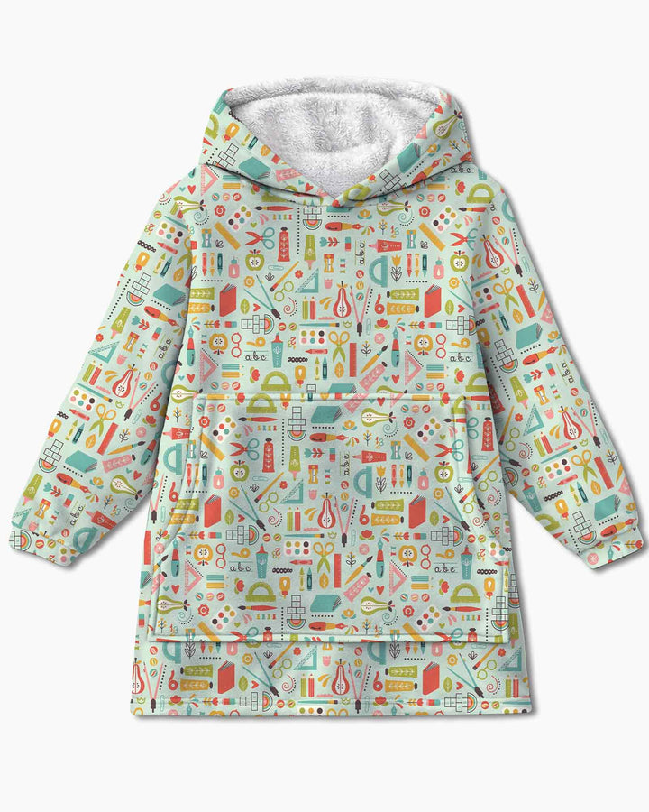 Benutzerdefinierter Bambus-Deckenhoodie (Vorlage)