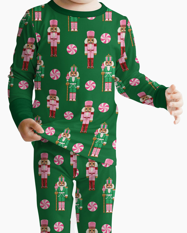 Pink Nutcracker Dreams Bamboo Two Piece Long Sleeve Pajama Set