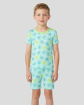 Tennis with Love Two Piece Short Sleeve Shorts Pajama Set