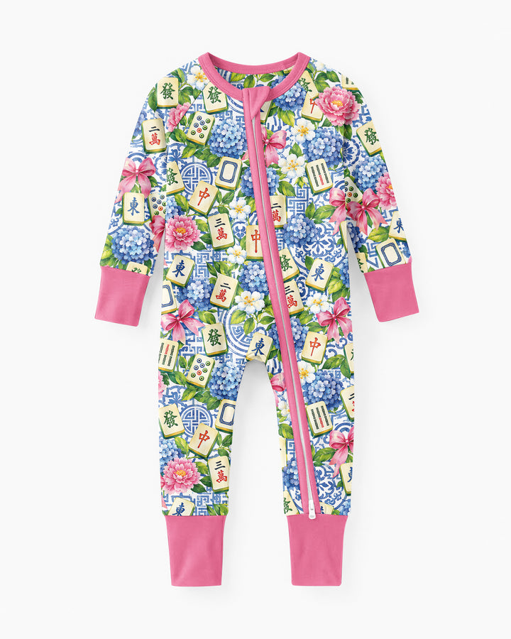 Mahjong in Bloom Bamboo Convertible Zippy