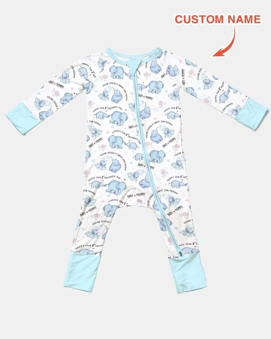 Gerippte Babykleidung mit individuellem Foto - Weich &amp; Skizzenhaft