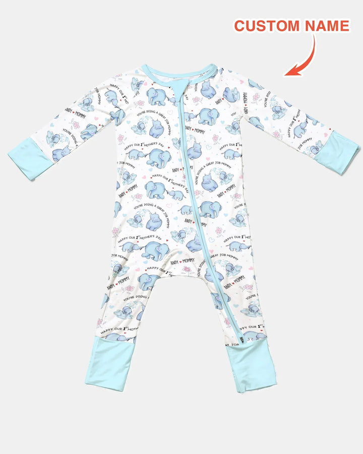 Gerippte Babykleidung mit individuellem Foto - Weich &amp; Skizzenhaft