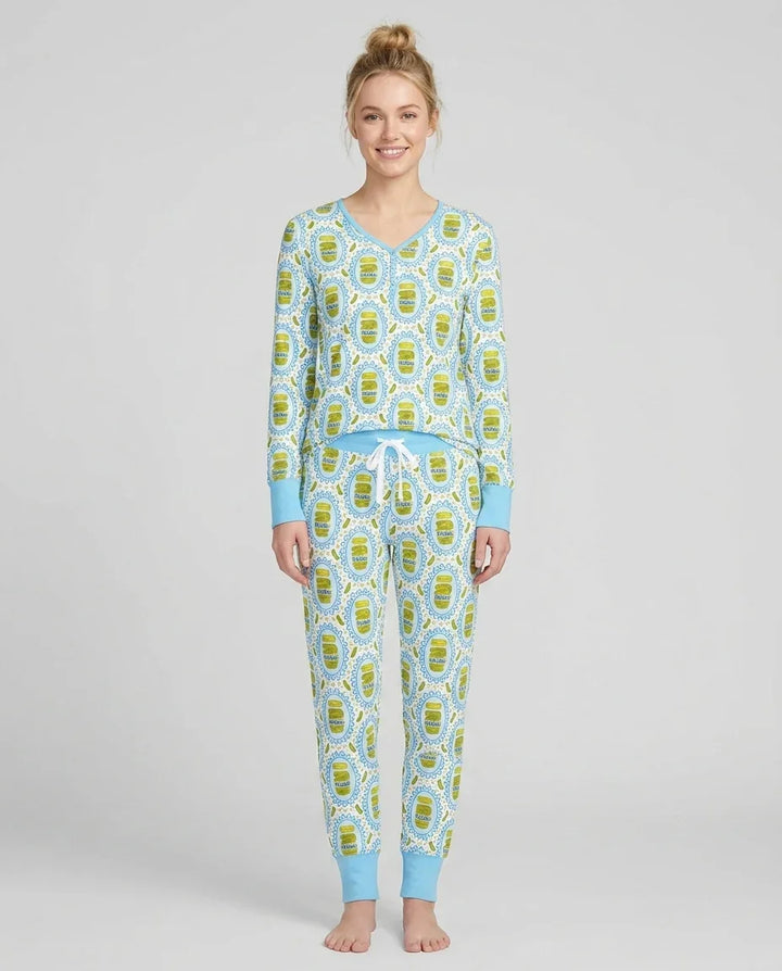 Vorlage Bambus Damen Pyjama Set