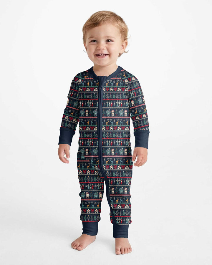 Vintage Nordic Christmas Bamboo Convertible Zippy