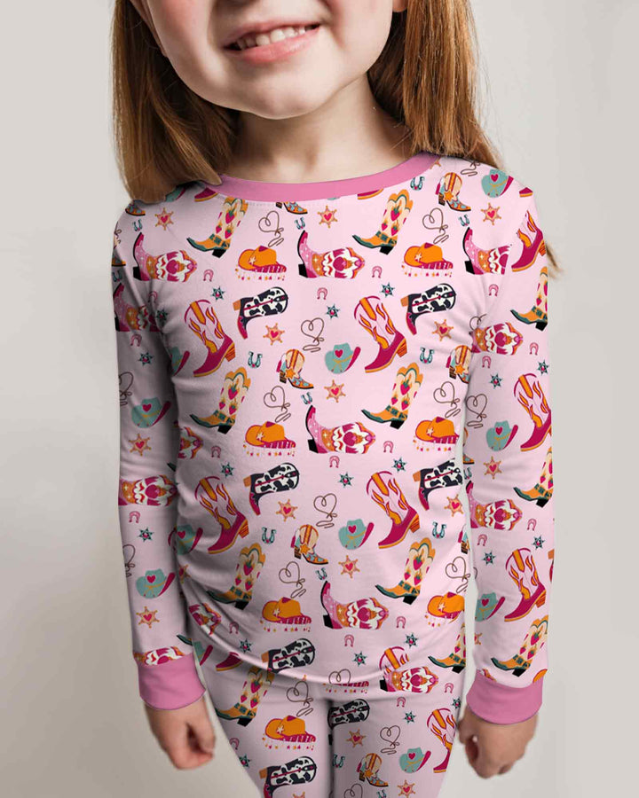 Rodeo Darling Bamboo Two Piece Long Sleeve Pajama Set
