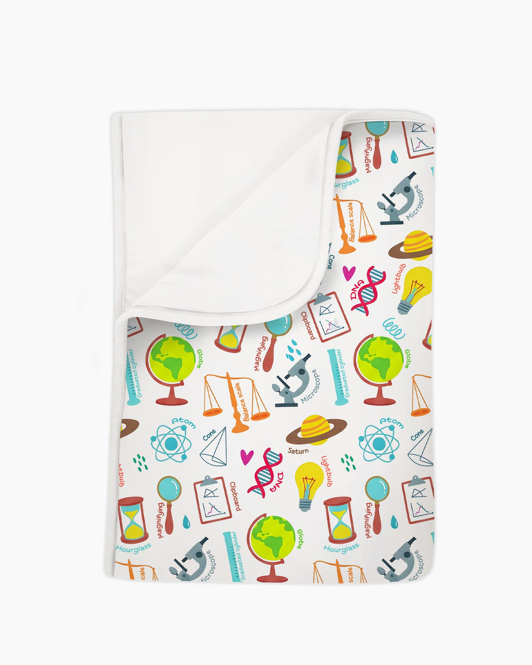 Tiny Scientist Explores The World  Bamboo Blanket