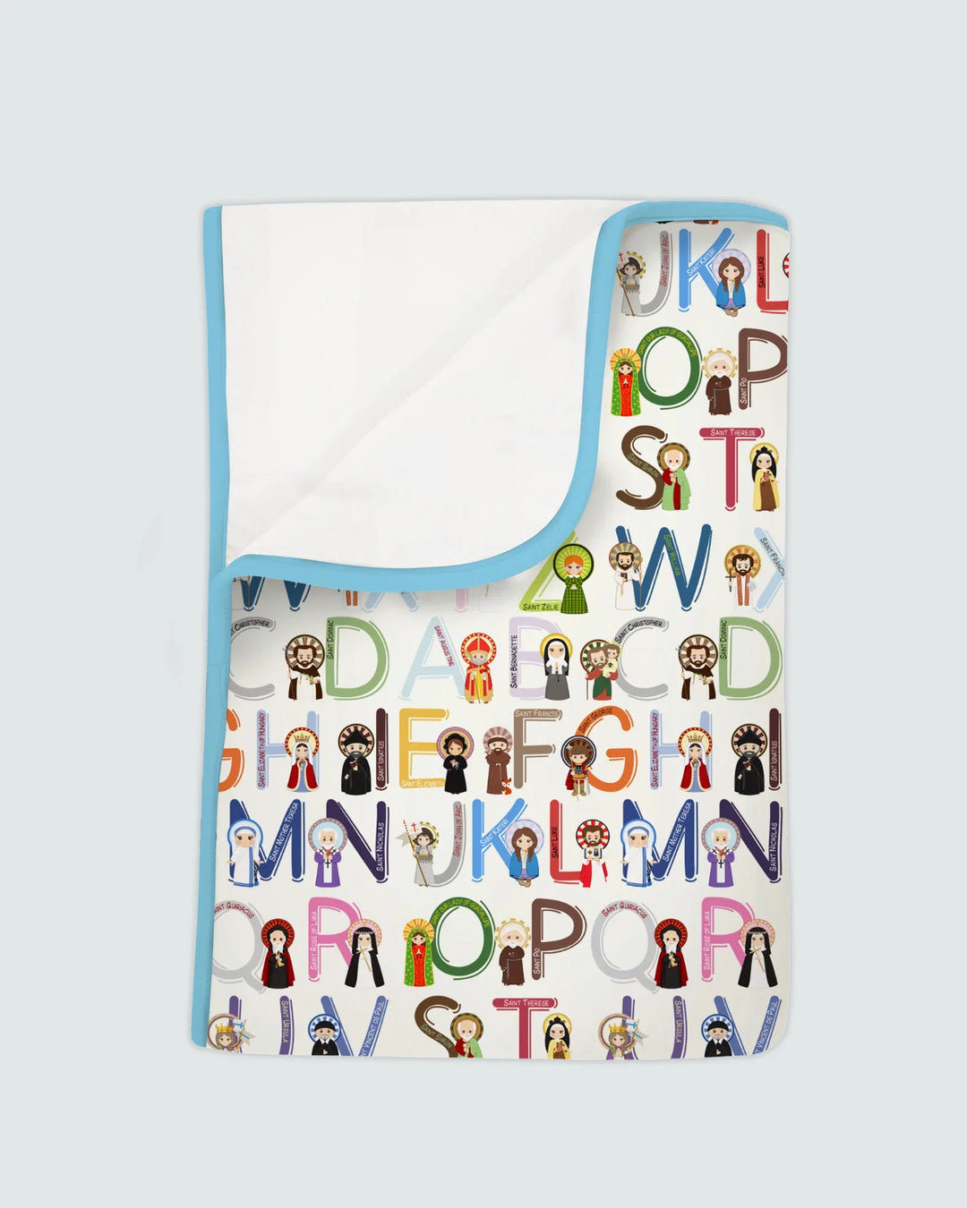 Saint ABCs Bamboo Blanket