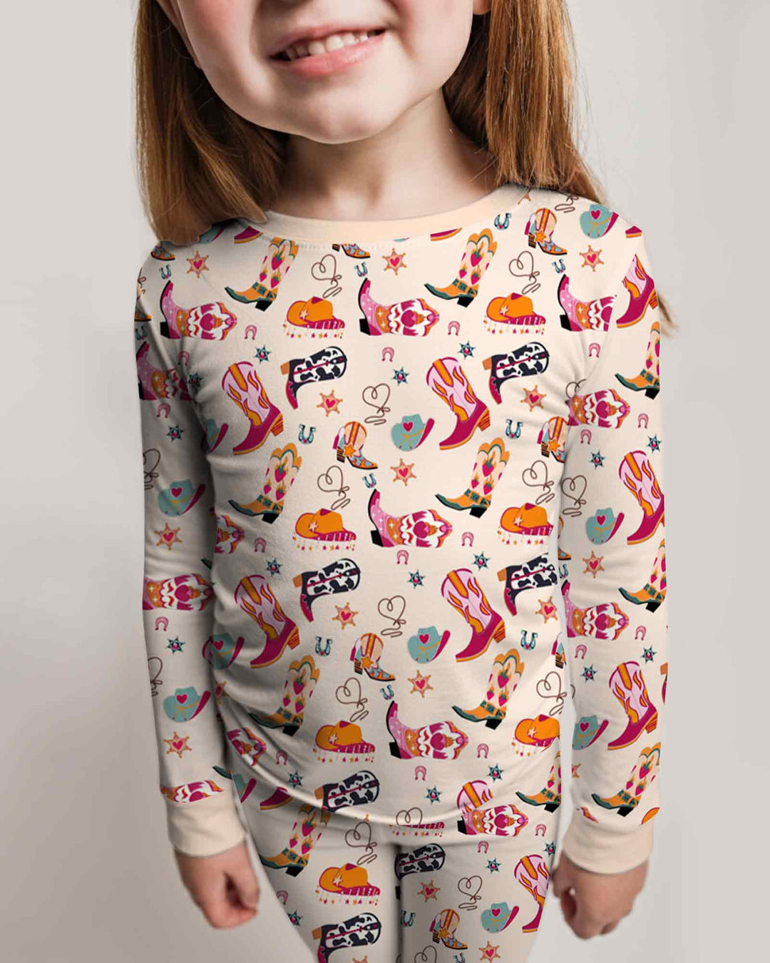 Rodeo Darling Bamboo Two Piece Long Sleeve Pajama Set