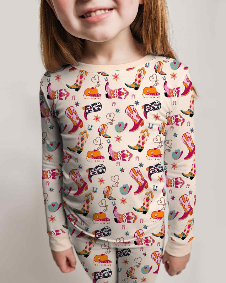 Rodeo Darling Bamboo Two Piece Long Sleeve Pajama Set