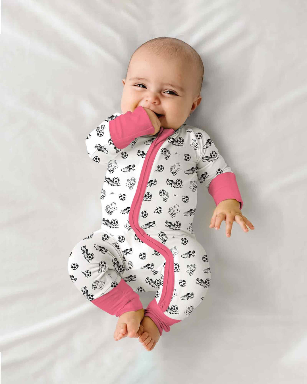 Gerippte Babykleidung mit individuellem Foto - Weich &amp; Skizzenhaft