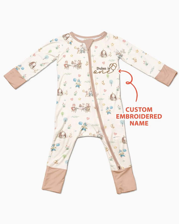 Gerippte Babykleidung mit individuellem Foto - Weich &amp; Skizzenhaft