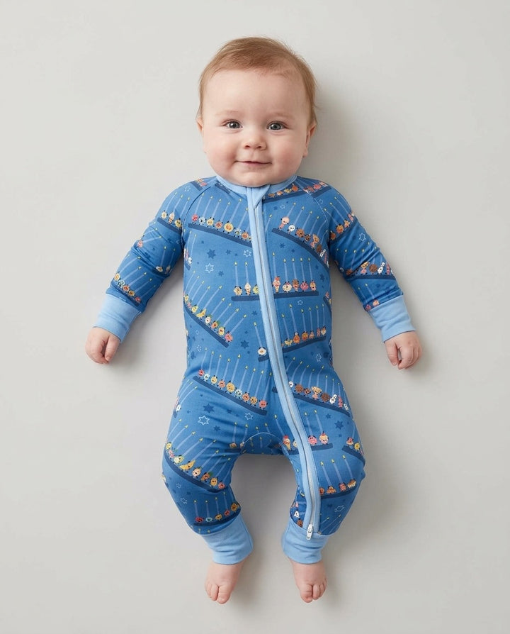 Hanukkah Cozy Night Bamboo Convertible Zippy