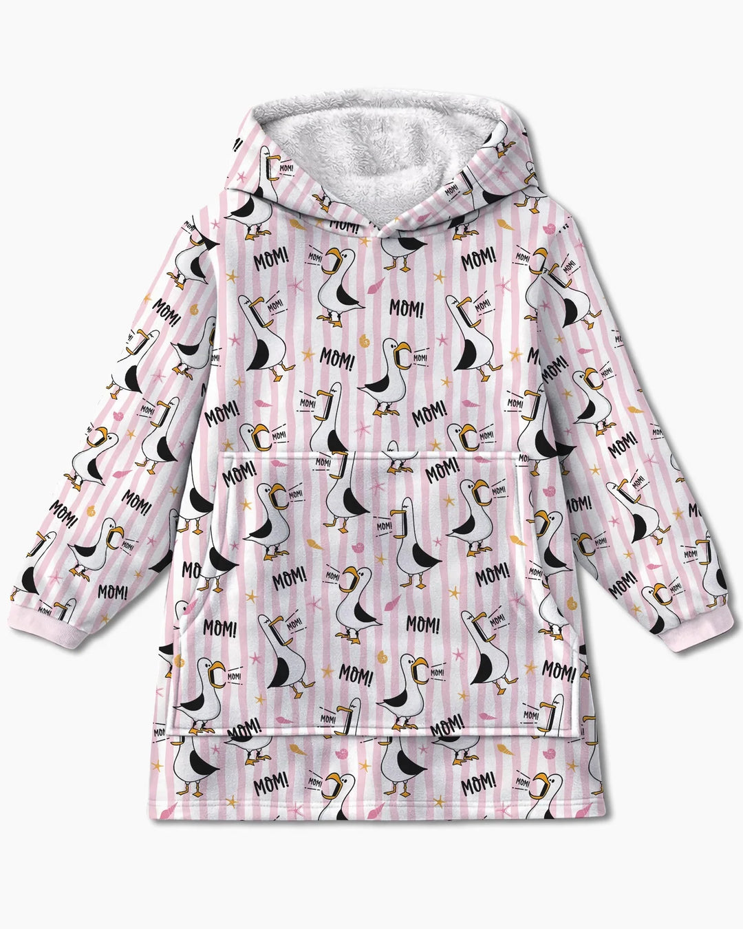 Möwen-Mama Mama MAMA Tragbarer Bambus-Deckenpullover