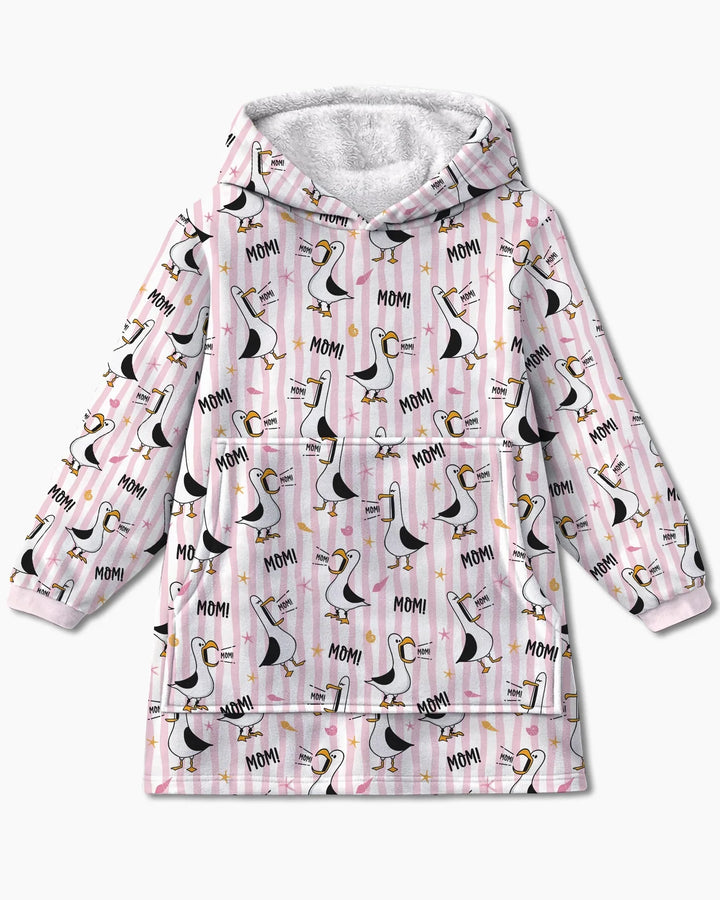 Möwen-Mama Mama MAMA Tragbarer Bambus-Deckenpullover