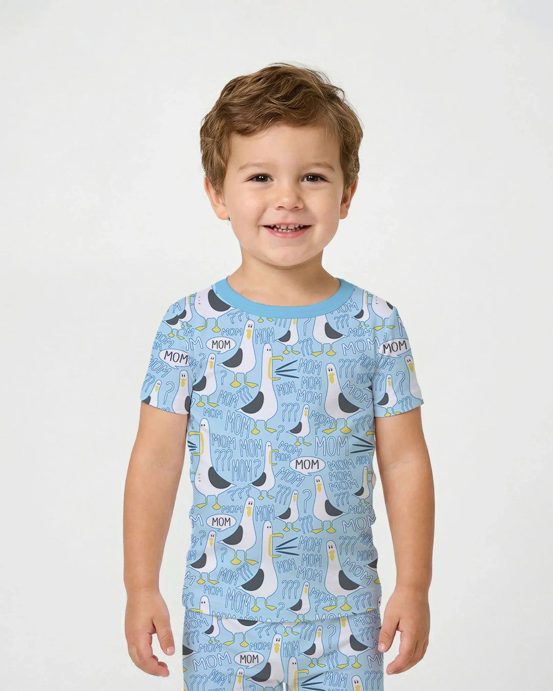 Zweiteiliges, kurzärmliges Pyjama-Set mit Marienkäfern