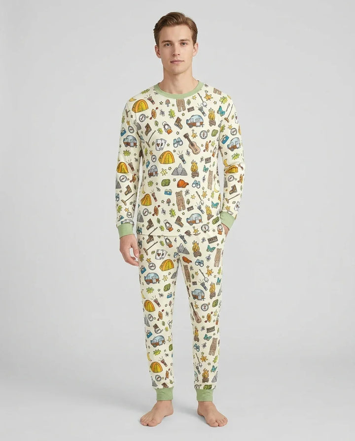 Vorlage Herren-Pyjama-Set