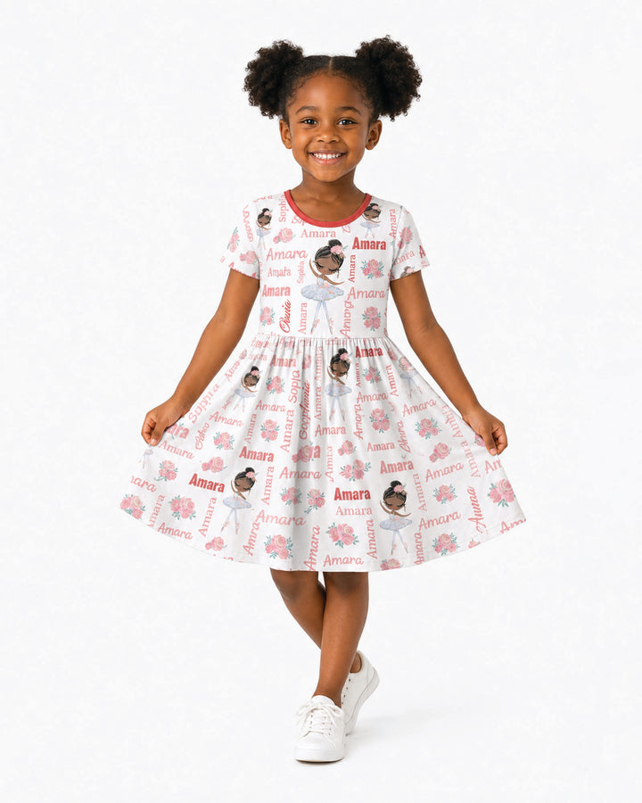 Cute Avatar Bamboo Twirl Dress
