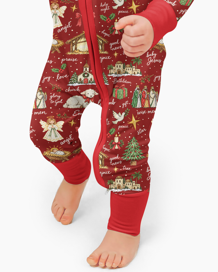Tis The Season Family Matching Bamboo Convertible Zippy