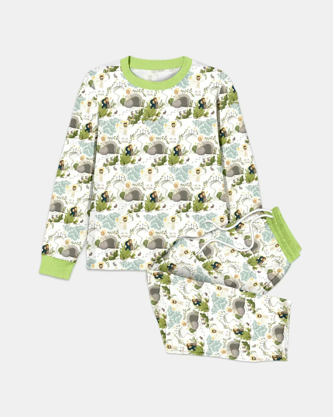 Matthew 28:1–8 He Is Risen Bamboo Men's Pajama Set