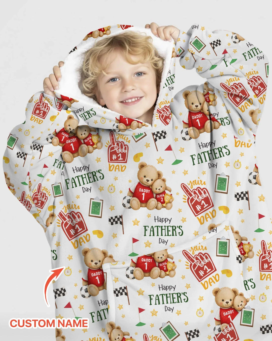 Benutzerdefinierter Bambus-Deckenhoodie (Vorlage)