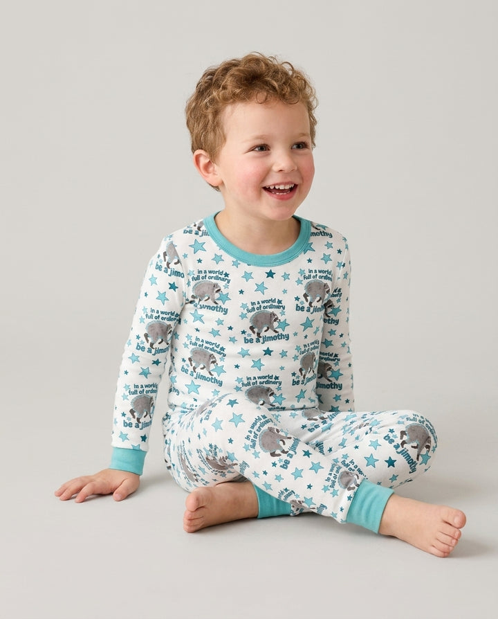 In A World Full Of Ordinary Be A Jimothy Bamboo Two Piece Long Sleeve Pajama Set