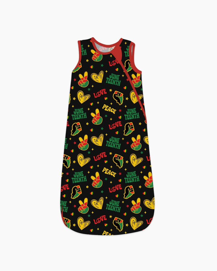 Peace Love Juneteenth Bamboo Sleep Bag