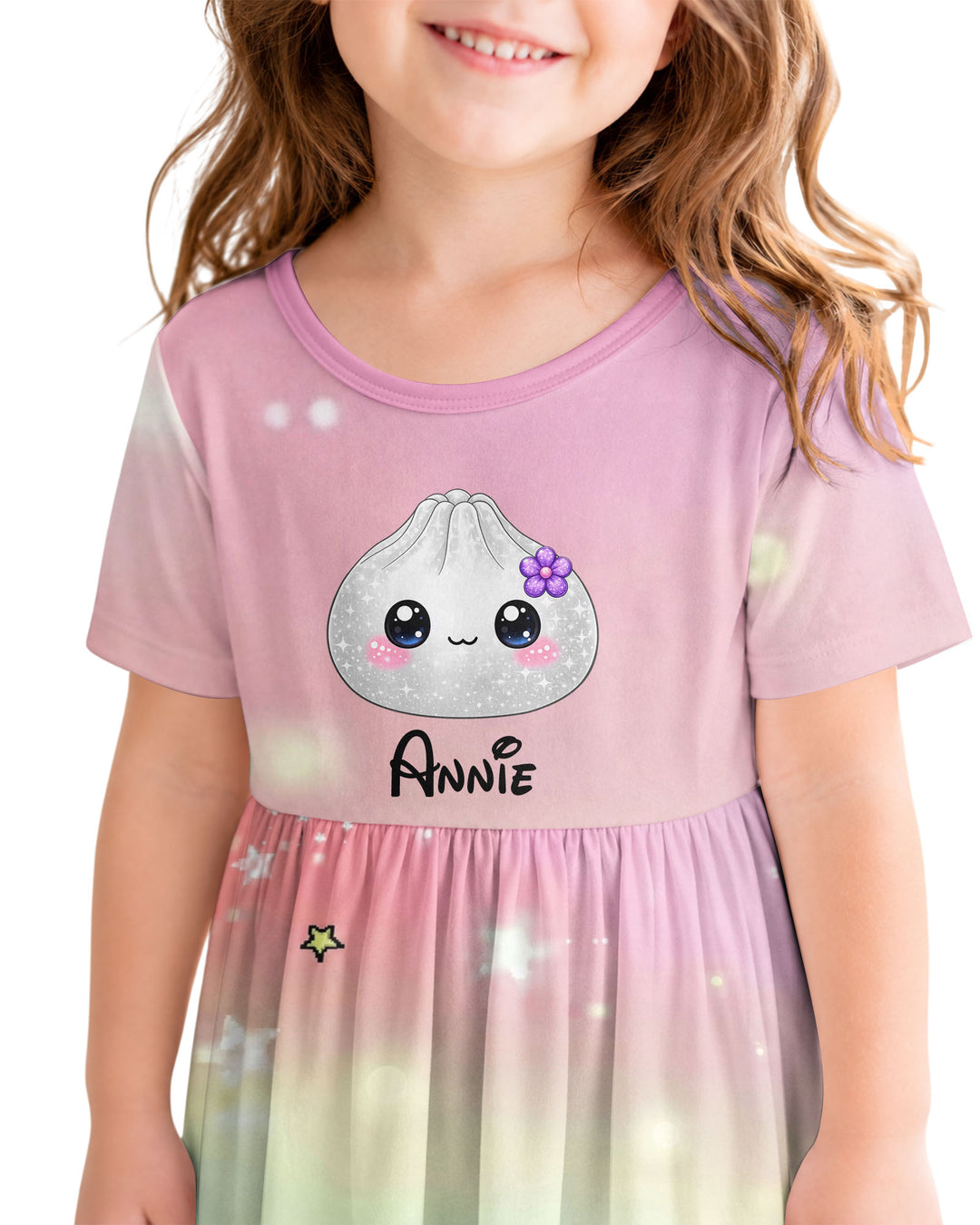 Cute Dumpling Bamboo Twirl Dress
