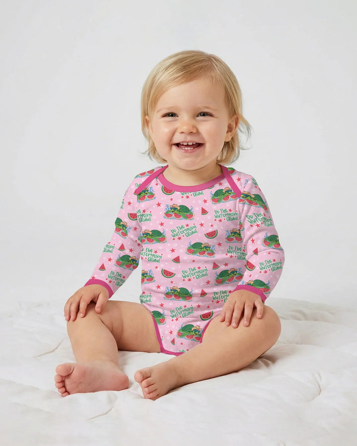 Gerippte Babykleidung mit individuellem Foto - Weich &amp; Skizzenhaft