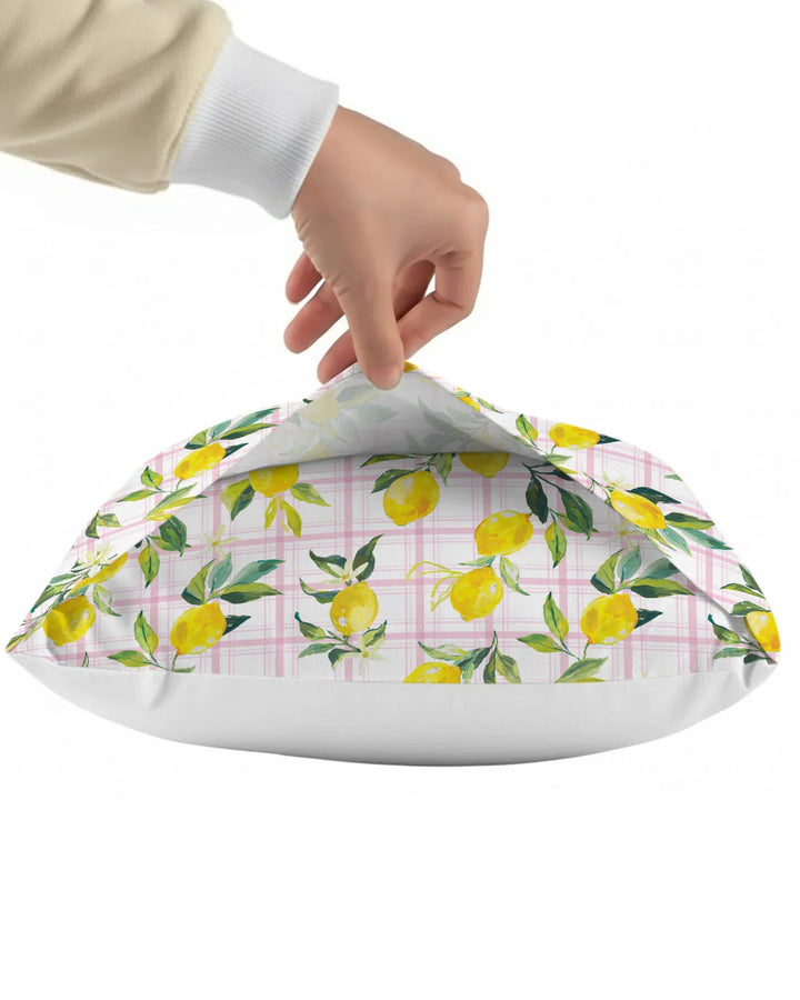 Mediterranean Lemons Family Matching Bamboo Pillow Case