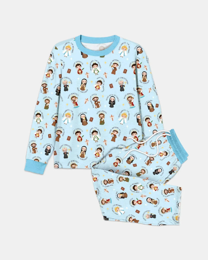 Saints in the Clouds Bamboo Men's Pajama Set