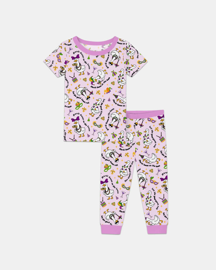 Zweiteiliges, kurzärmliges Pyjama-Set mit Marienkäfern