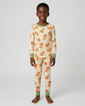 Dachshund Blooms Family Matching Bamboo Two Piece Long Sleeve Pajama Set