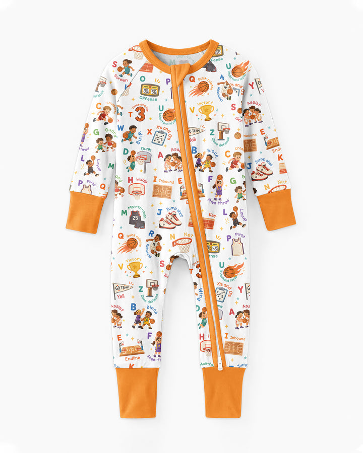 Basketball Alphabet Bamboo Convertible Zippy