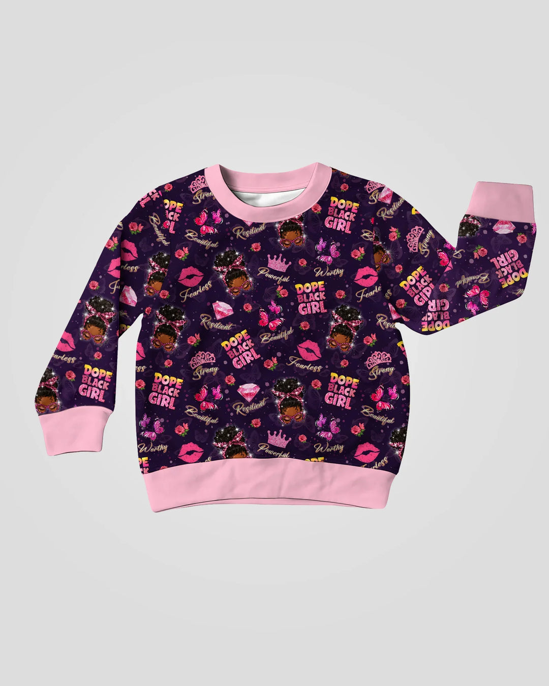 Dope Black Queen Rundhals-Sweatshirt