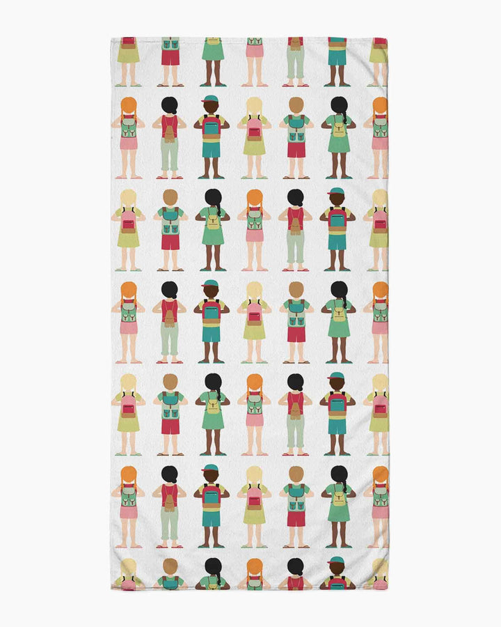 Little Friends Everywhere Bamboo Beach Towel