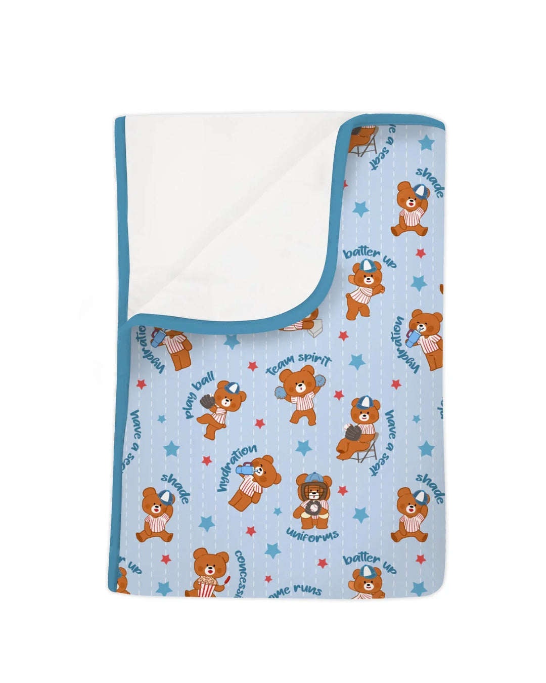 Born To Play Baseball Bamboo Blanket