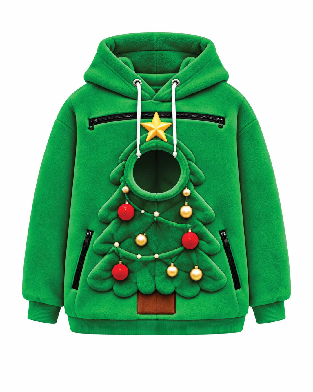 Christmas Tree Animals Carrier Hoodie