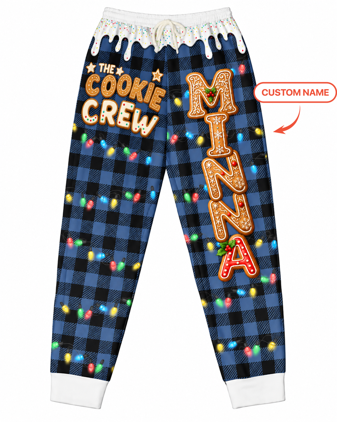 Cookie Crew Gingerbread Letter Bamboo Women Jogger